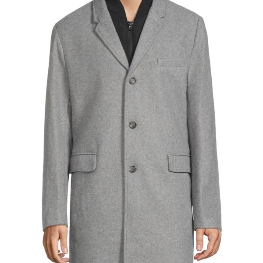Michael Kors Wool Blend Topcoat